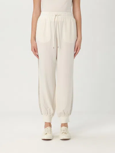 LIU •JO PANTS LIU JO WOMAN COLOR WHITE,G60217001