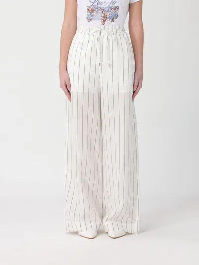 Liu •jo Pants Woman Liu Jo In White