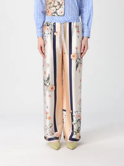 Liu •jo Pants Liu Jo Woman Color Blue In Multi
