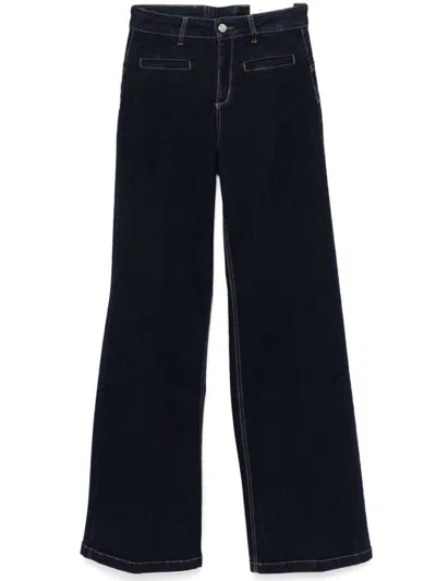 Liu •jo Parfait Flare Jeans In Blue