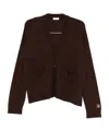 Liu •jo Patch-pockets Cardigan In Brown