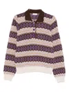 Liu •jo Patterned Collared Polo Shirt In Multi