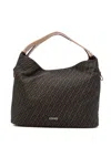 Liu •jo Patterned Tote Bag In Black