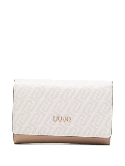 Liu •jo Patterned Wallet In Neutral