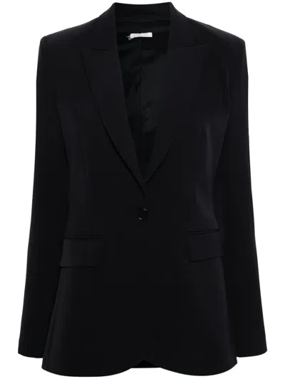 Liu •jo Peak-lapel Single-breasted Blazer In Blue