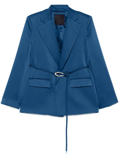 LIU •JO PEAK-LAPELS BLAZER