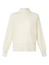 Liu •jo Wool And Cashmere Sweater In Neutral