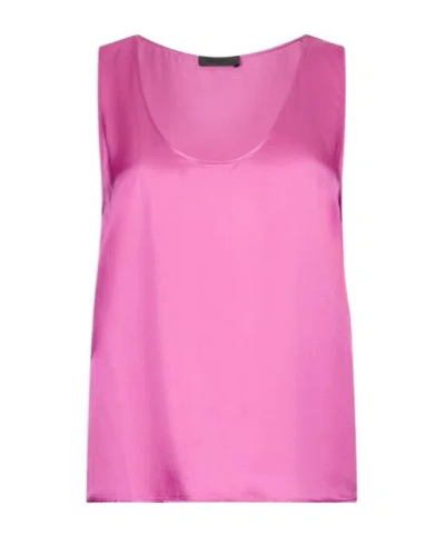 Liu •jo Peony Pink Satin Top