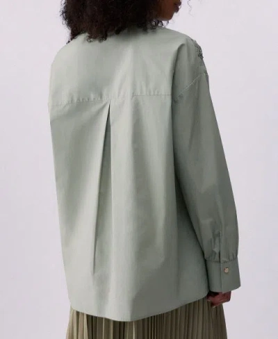 Liu •jo Liu Jo Peppermint Green Cotton Shirt