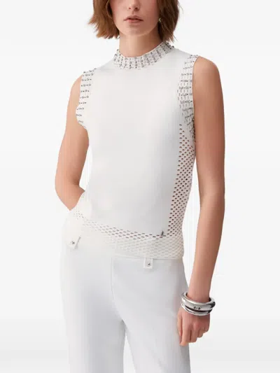 Liu •jo Perforated Top In White