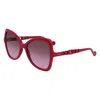 Liu •jo Pink Bio Injected Sunglasses In Red