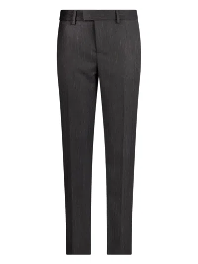 Liu •jo Pinstripe-pattern Trousers In Gray