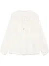 Liu •jo Pinstriped Blouse In Neutrals