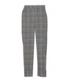 Liu •jo Plaid Casual Pants In Gray