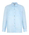 Liu •jo Gingham-check Shirt In Blue