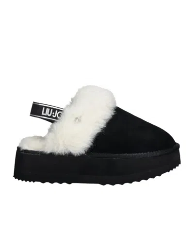 Liu •jo Platform Mules In Black