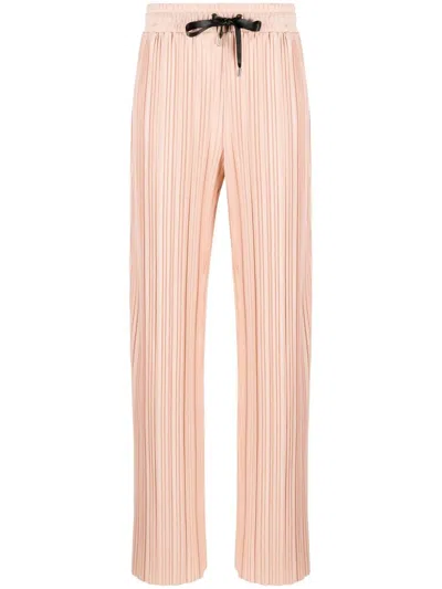 Liu •jo Pleated Drawstring Trousers In Nude
