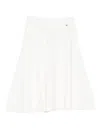Liu •jo Pleated Midi Skirt In White