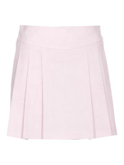 Liu •jo Pleated Skirt In Pink