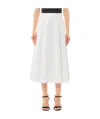 Liu •jo Pleated Skirt In White