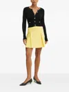 Liu •jo Pleated Skirt In Yellow