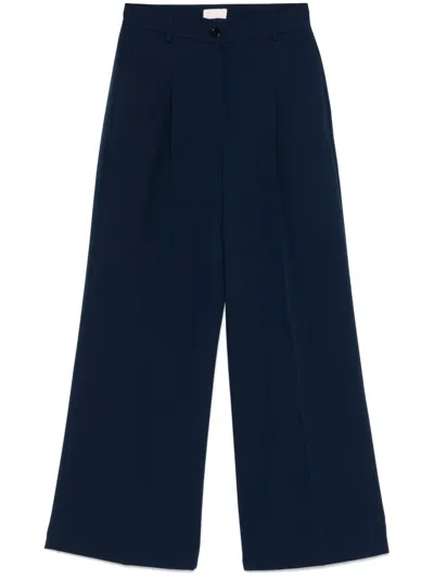 Liu •jo Hose Mit Bundfalten In Blau