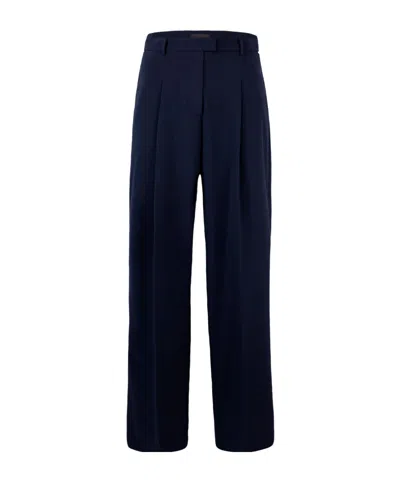 Liu •jo Pleated Zipper Casual Pants In Blue