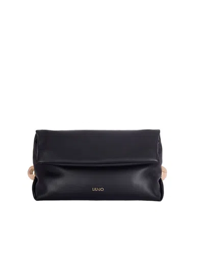 Liu •jo Pochette Ecopelle Nera In Black