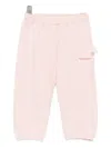 Liu •jo Pocket Bow-detail Trousers In Pink