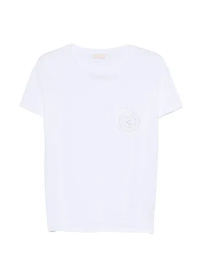 Liu •jo Pocket T-shirt In White
