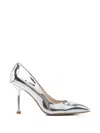 Liu •jo Liu Jo Laminated Mirrored Pumps In Silver