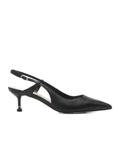 Liu •jo Liu Jo Pointed Tioe Slingback Pumps In Black