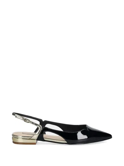 Liu •jo Pointed-toe Flat Pumps In Black