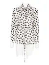 Liu •jo Polka-dot Belted Shirt