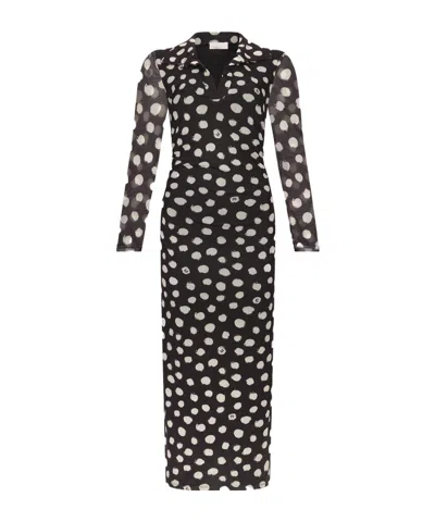 LIU •JO POLKA DOT PRINT DRESS