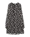 Liu •jo Black And White Polka Dot Mini Dress