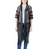 Liu •jo Black Polyester Scarf In Black