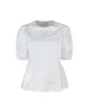 Liu •jo Blusa In Popeline Bianca