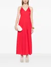 Liu •jo Woman Maxi Dress Red Size 10 Polyester