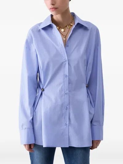 Liu •jo Poplin Shirt In Black