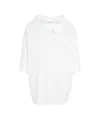 Liu •jo Liu Jo Poplin Shirt With Concealed Button Front In White