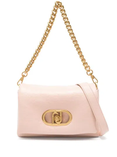 Liu •jo Liu Jo Powder Pink Puff Bag With Logo
