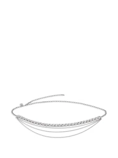 Liu •jo Precious-stones Belt In Silver