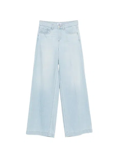 Liu •jo Press-crease Jeans In Blue