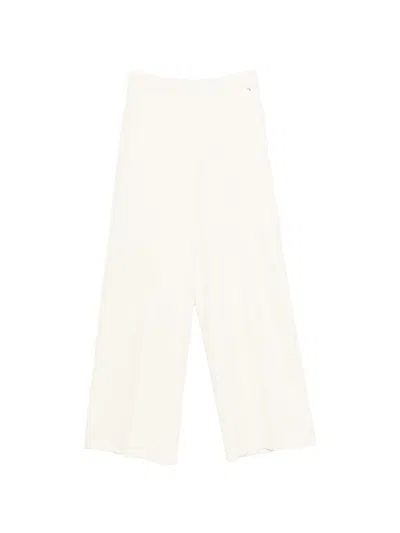 Liu •jo Press-crease Trousers In Neutral