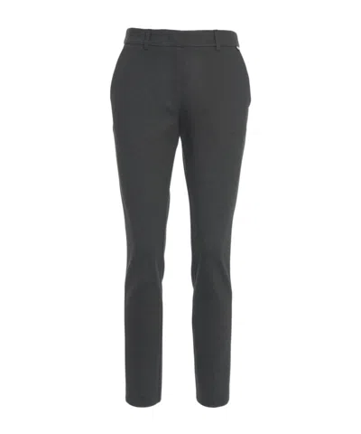 Liu •jo Liu Jo Pressed Crease Cropped Trousers In Black