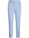 Liu •jo Pressed-crease Trousers In Blue