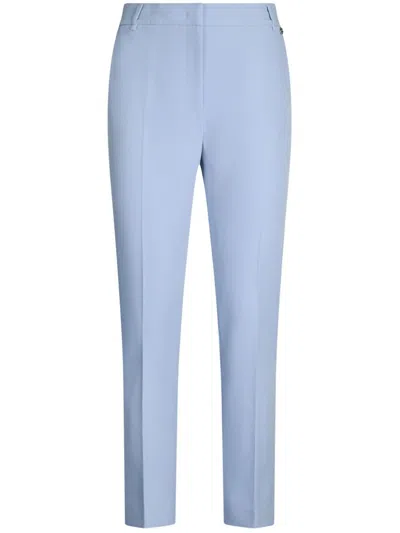 Liu •jo Pressed-crease Trousers In Blue