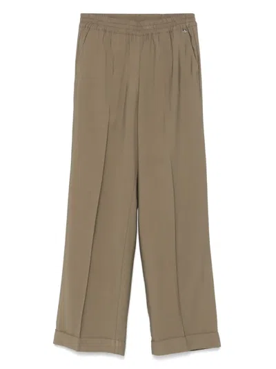 LIU •JO PRESSED-CREASE TROUSERS