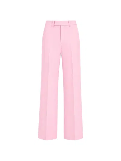 Liu •jo Pressed-crease Palazzo Pants In Pink